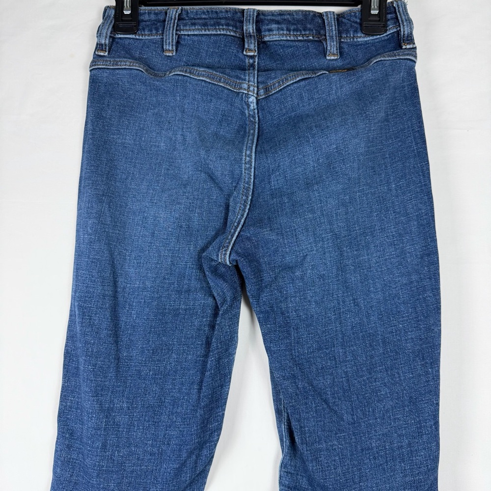 Wrangler Womens Retro Trumpet Flare Jeans 26x34 High Rise Bell Bottom 75th Anniv - Picture 7 of 16